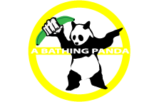 A Bathing Panda
