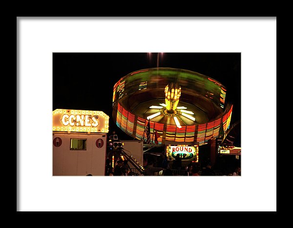 Colorful Round Up Wheel - Framed Print