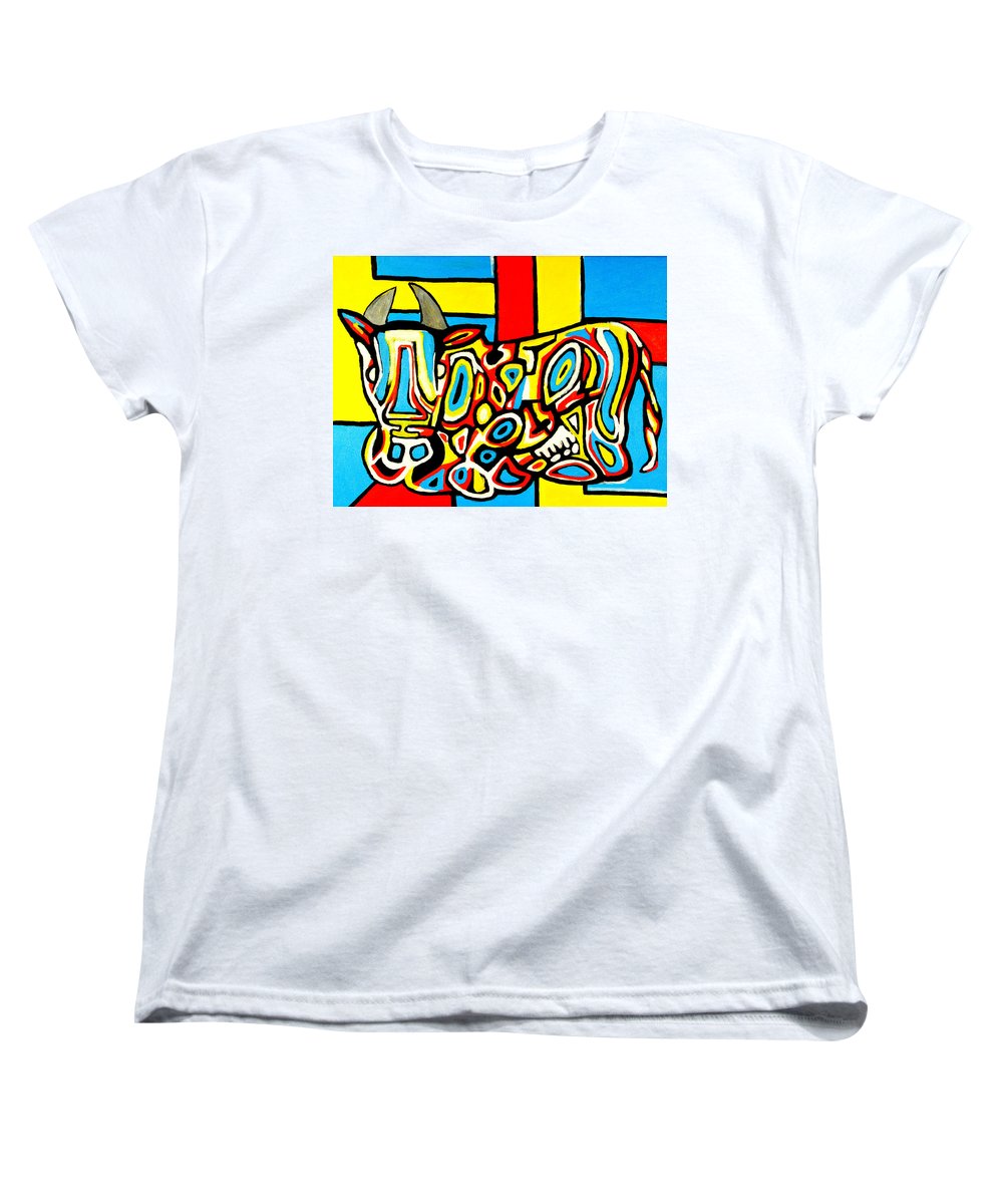 Haring's Cow - Women's T-Shirt (Standard Fit)