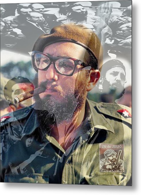 Loved Fidel - Metal Print