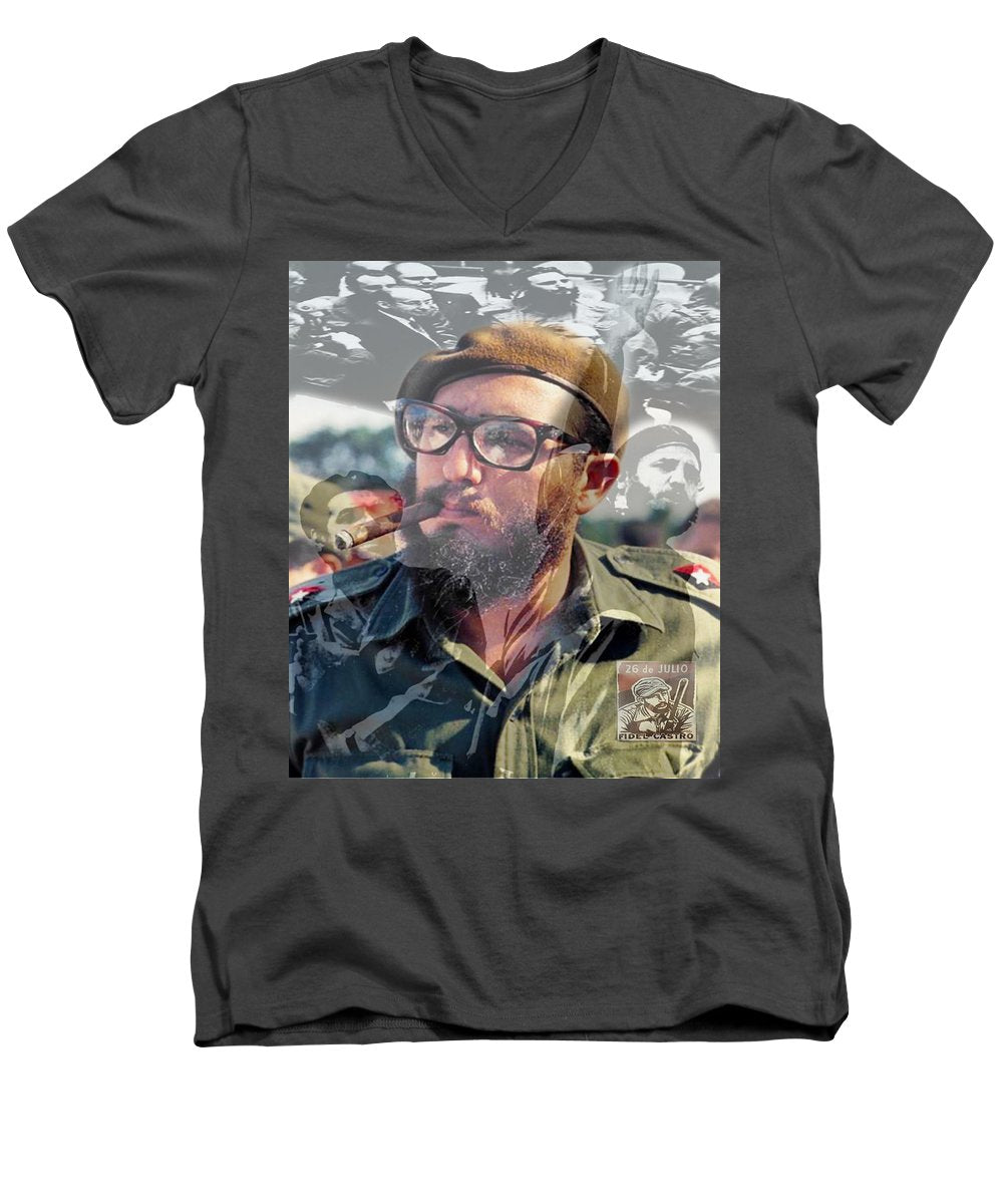 Loved Fidel - Men's V-Neck T-Shirt
