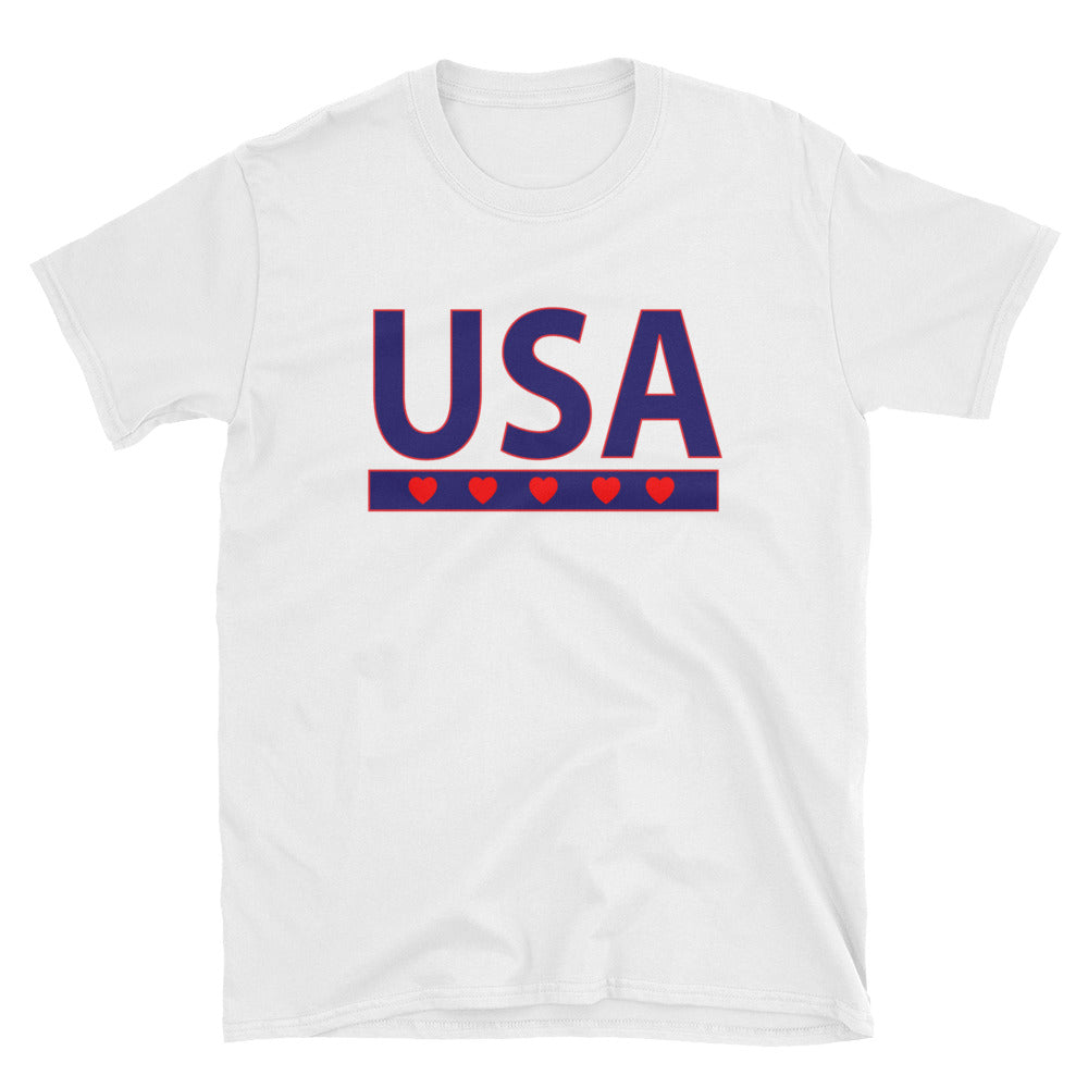 USA Text  Unisex T-Shirt