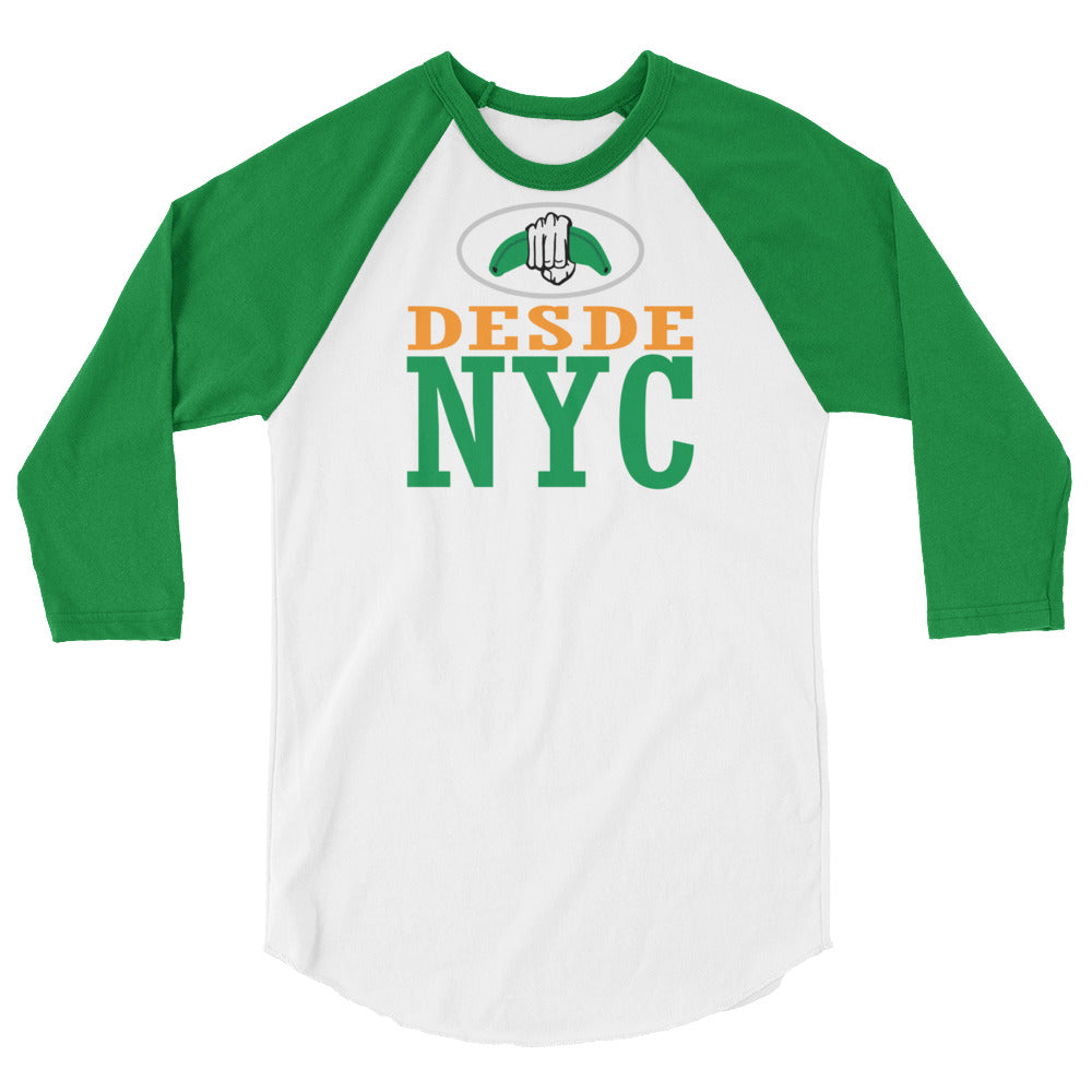 Desdenyc Big NYC 3/4 sleeve raglan shirt