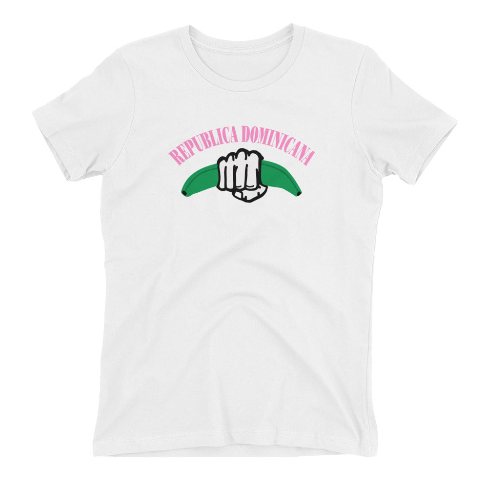 Platano Power Pink logo Women's t-shirt