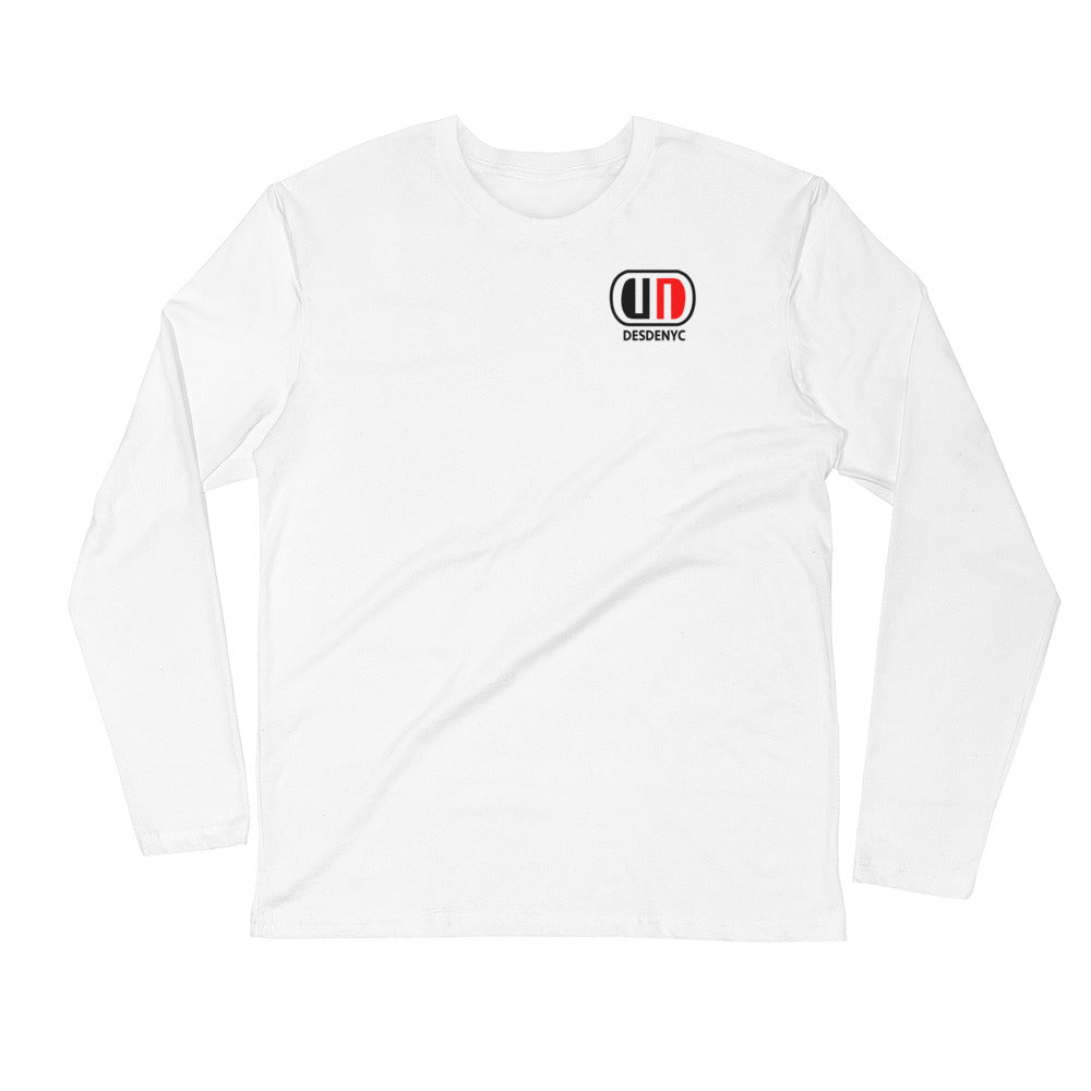 Desdenyc logo Long Sleeve Fitted Crew