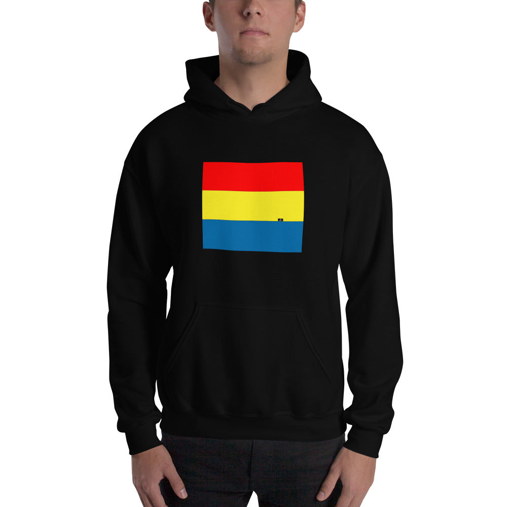 Nothing But Chaos | Unisex Tri-Color Hooded Sweatshirt