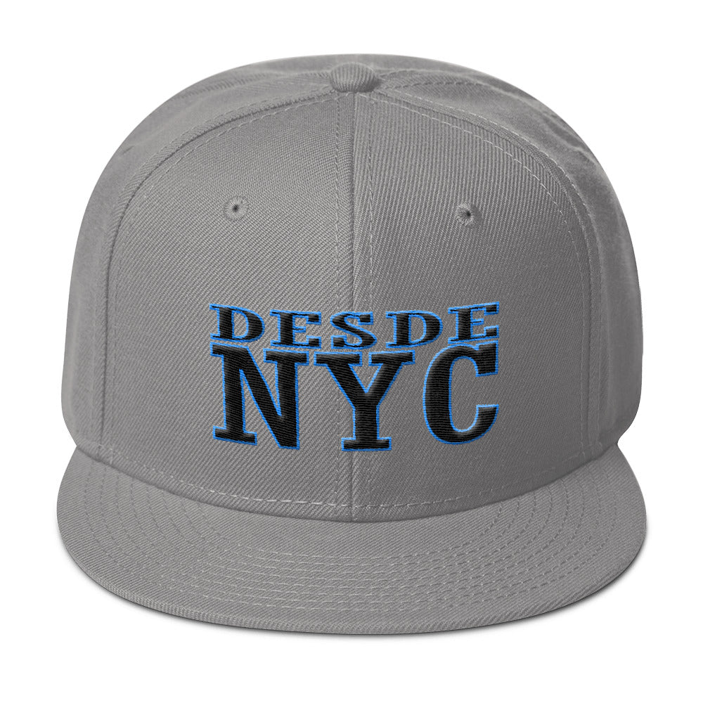 Desdenyc Big NYC White Snapback Hat