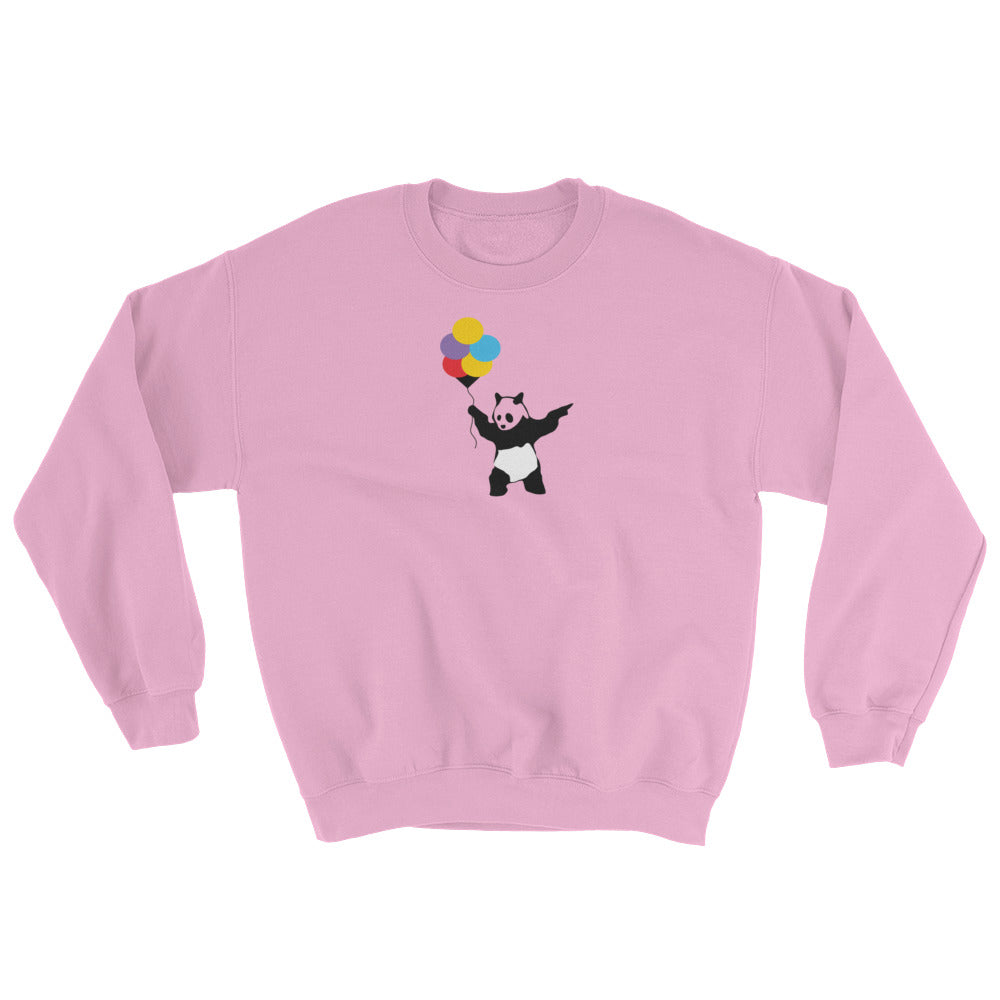 Balloon panda Sweatshirt (pink)