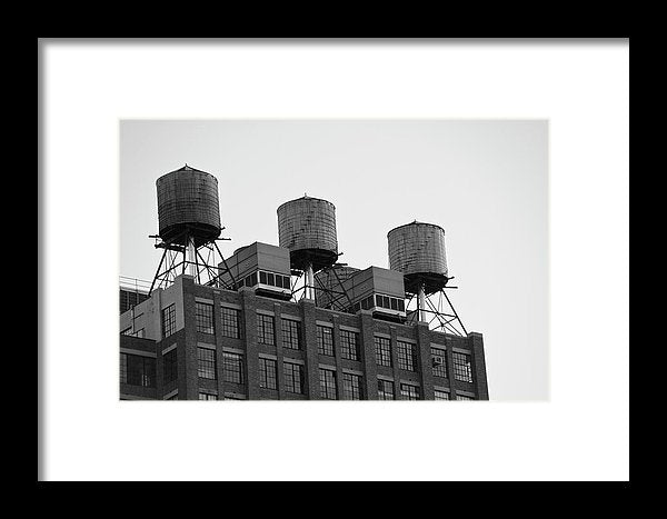 Water Towers - Framed Print