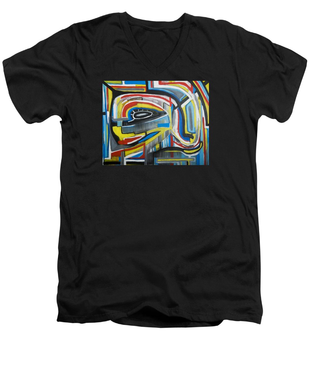 Wired Dreams  - Men's V-Neck T-Shirt