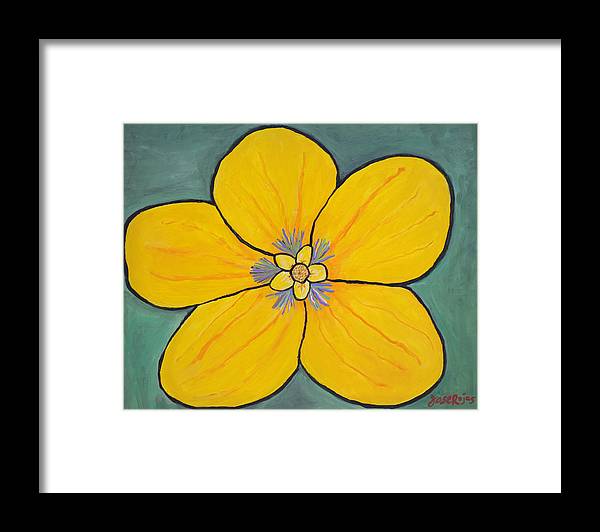 Yellow Flower - Framed Print