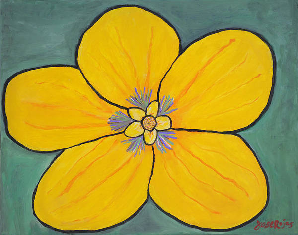 Yellow Flower - Art Print